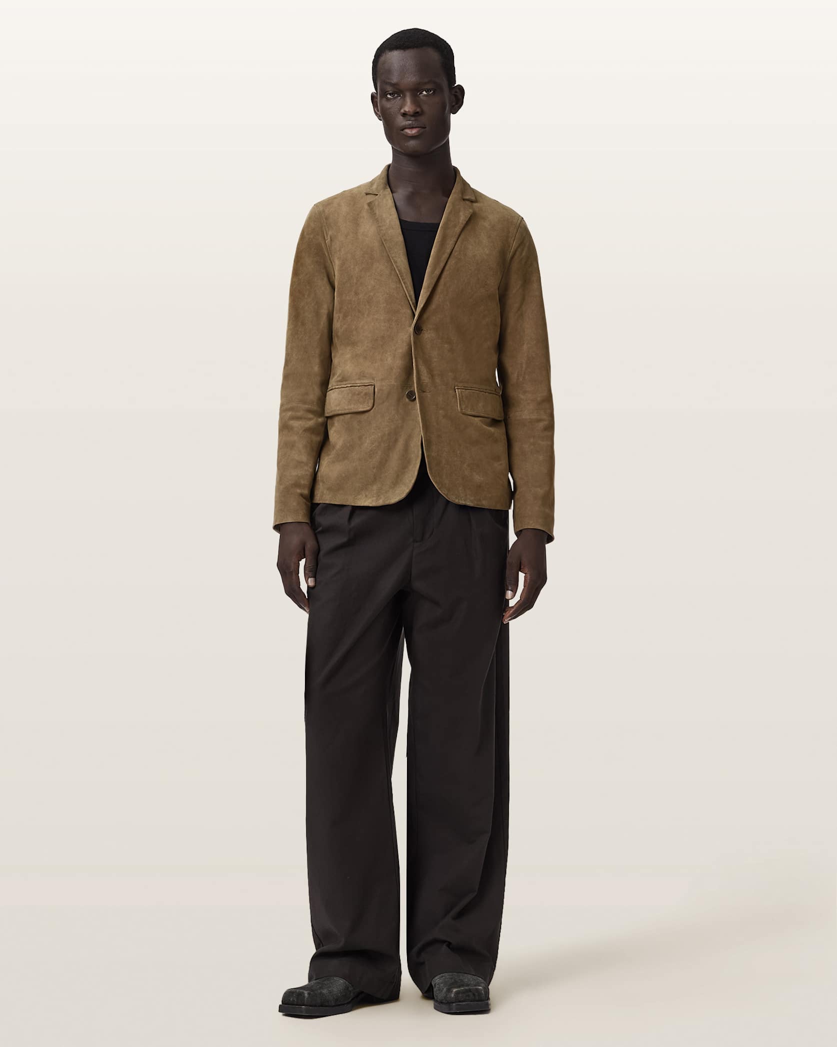 Monet Waxed Suede Blazer