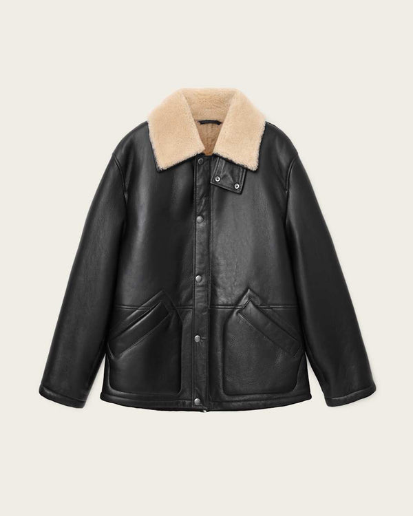 Deunia Women’s/Men’s Shearling Premium Coat