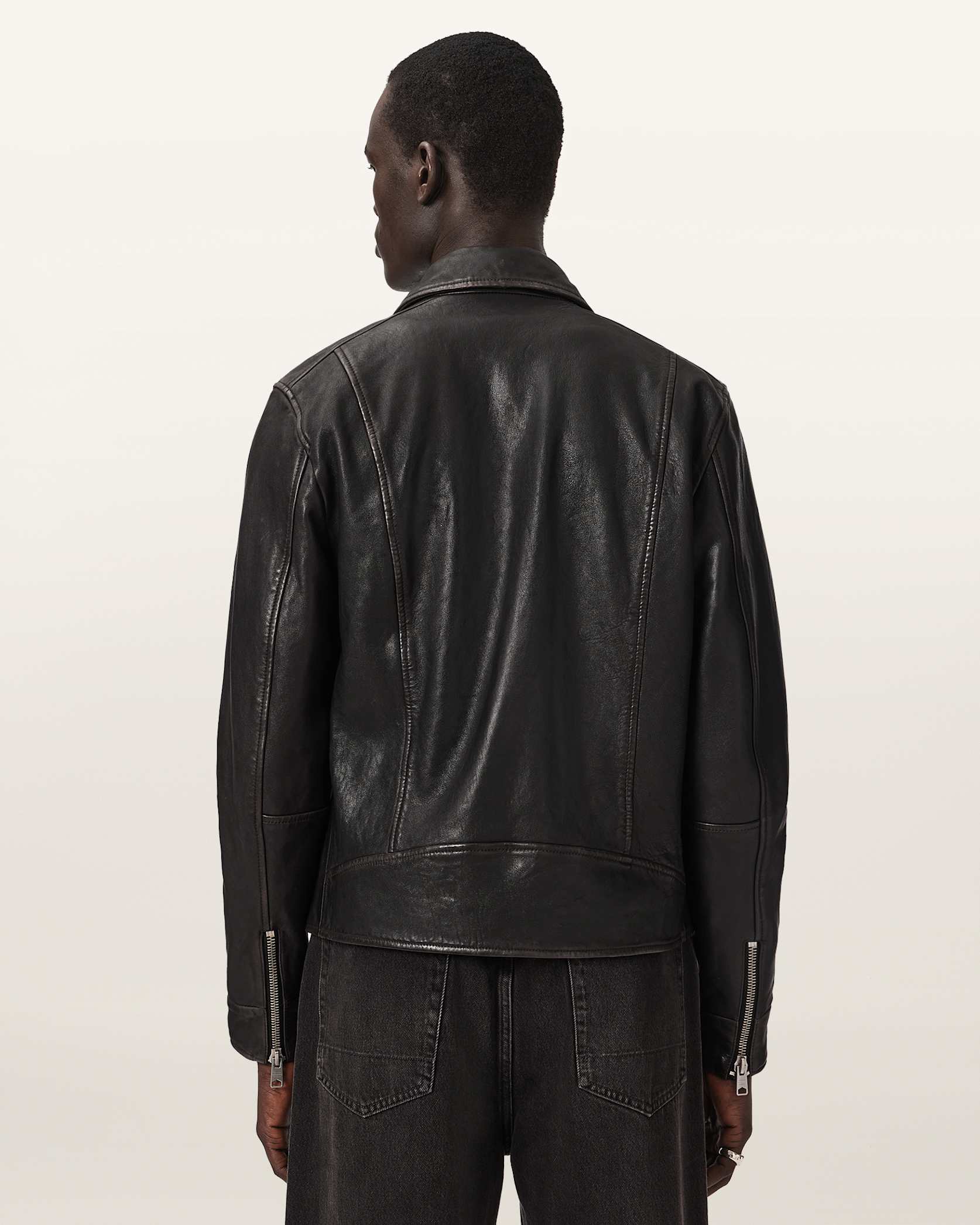 Verdi Fitted Leather Jacket
