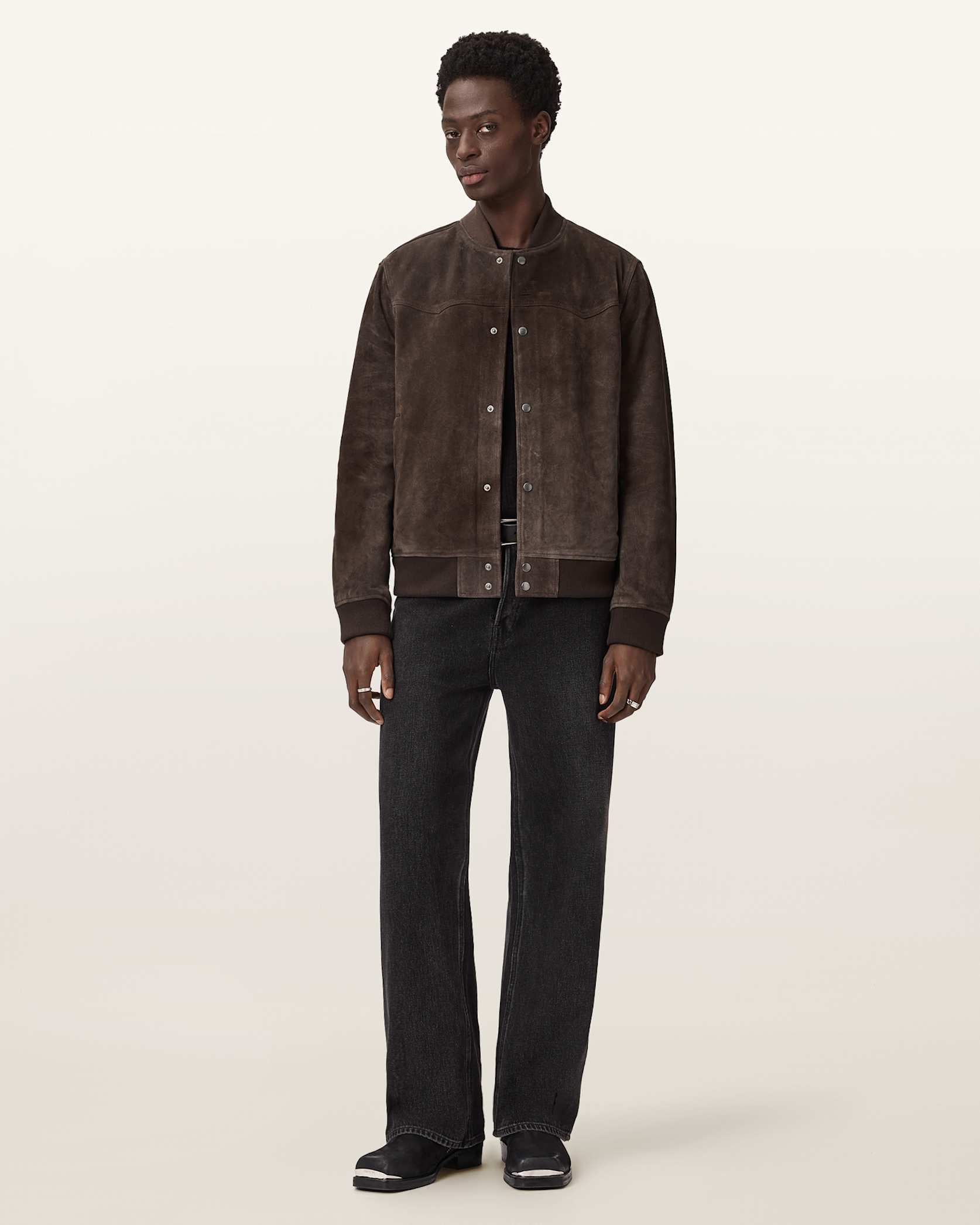 Stafford Leather Bomber Jacket