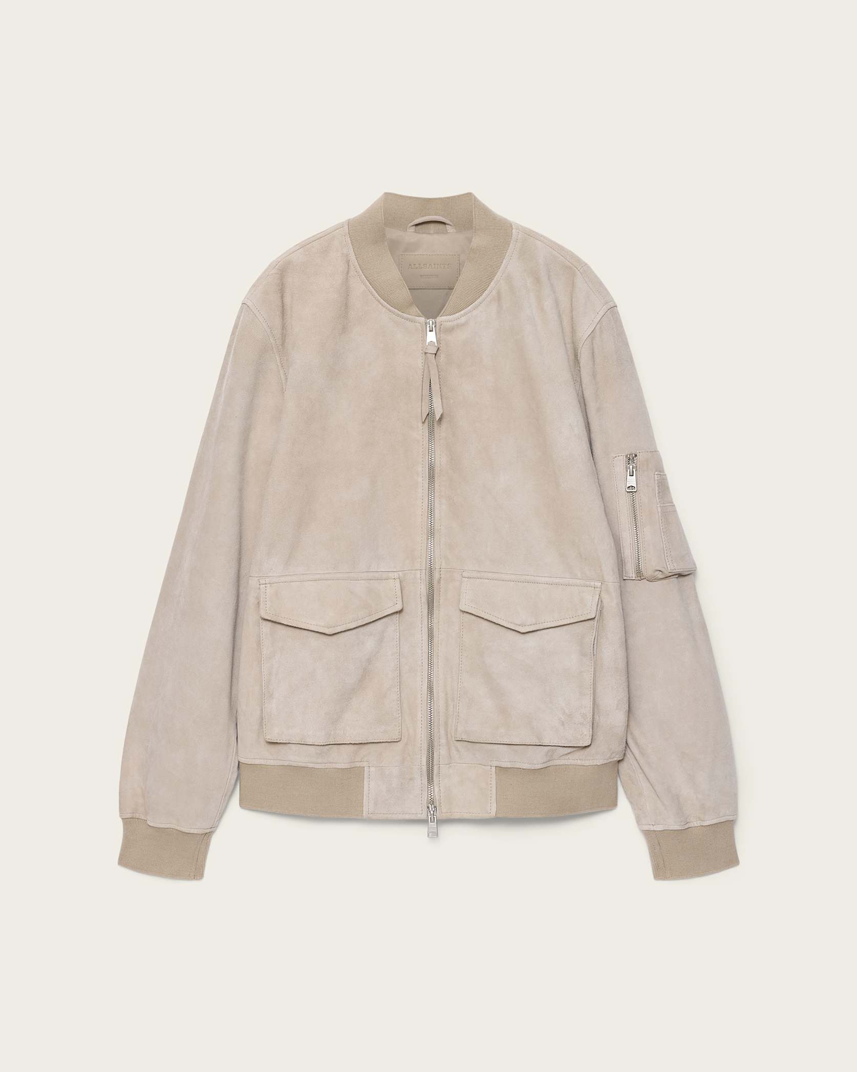 Rokko Relaxed Suede Bomber Jacket