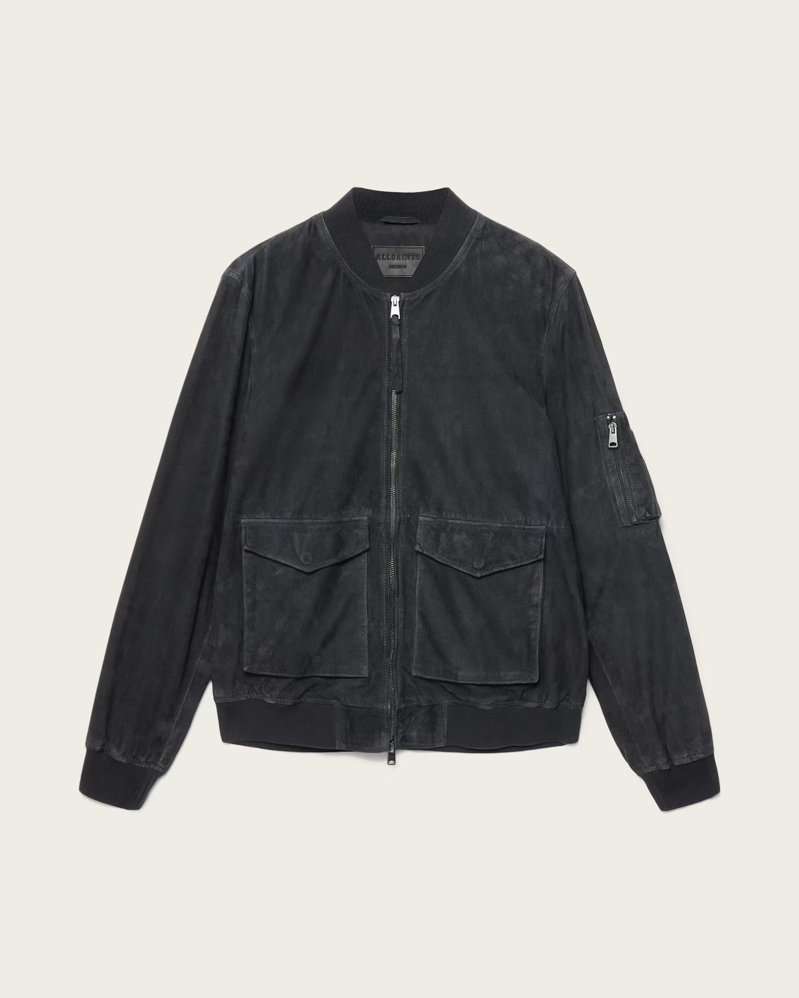 Rokko Relaxed Suede Bomber Jacket