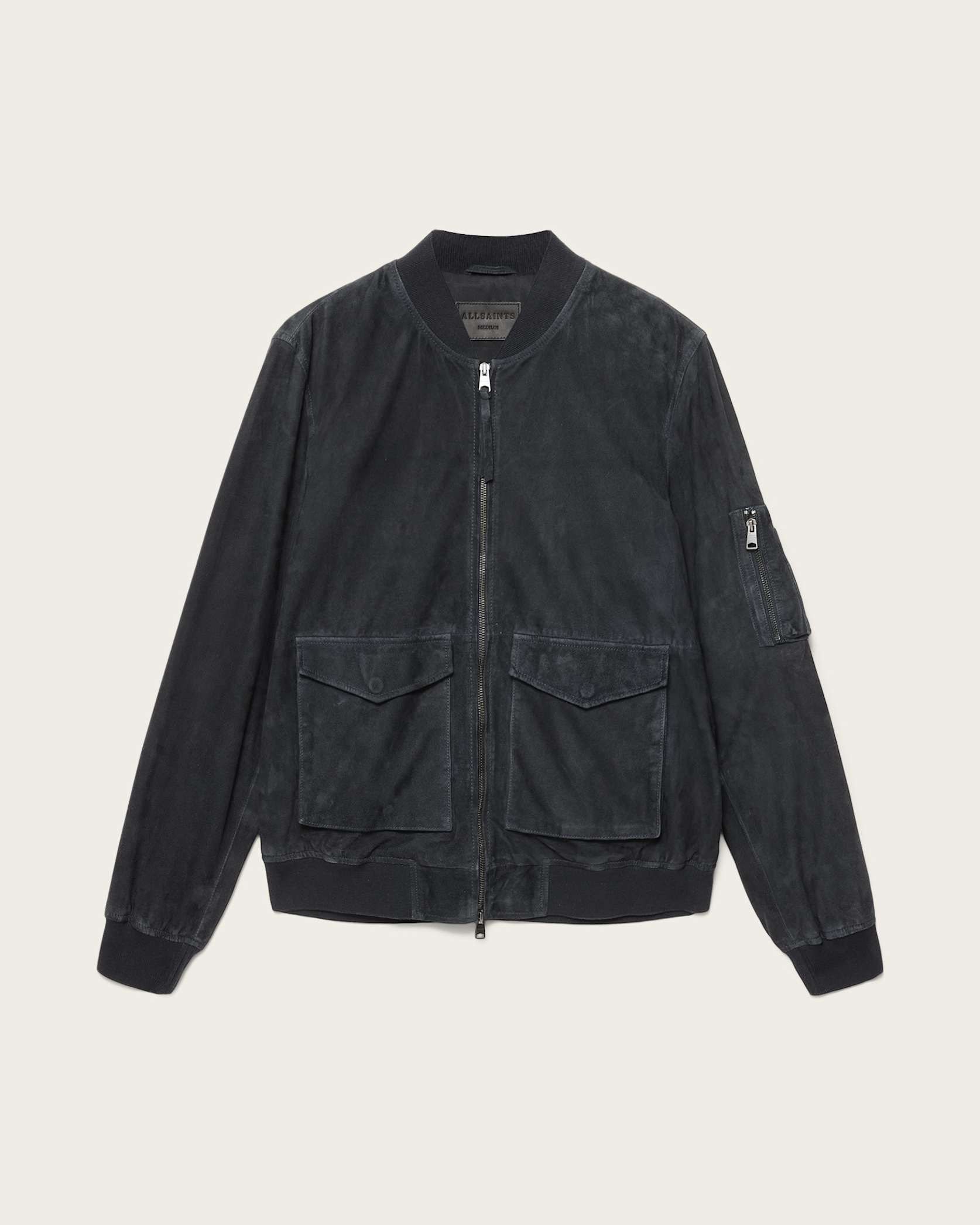 Rokko Relaxed Suede Bomber Jacket