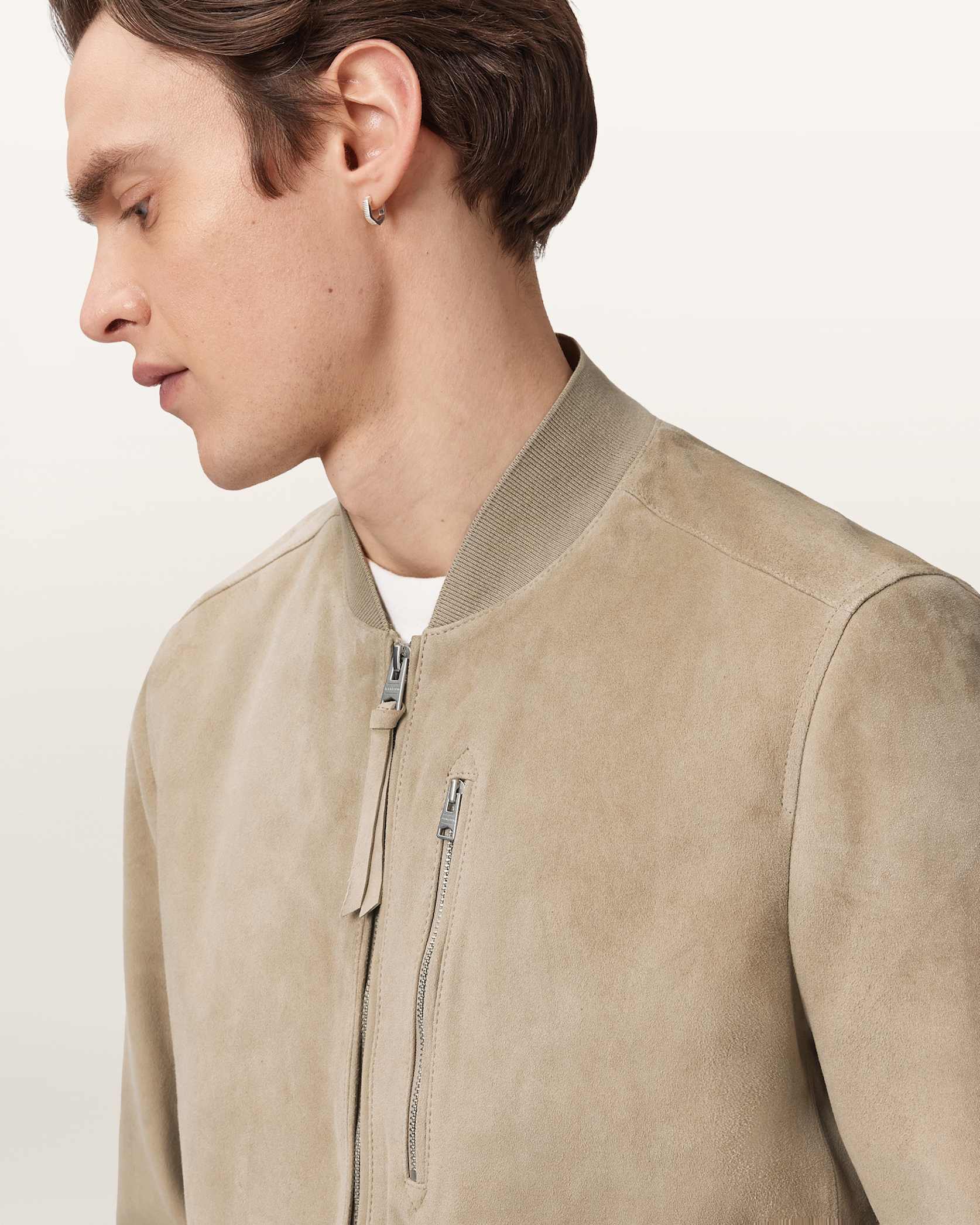 Kemble Suede Bomber Jacket