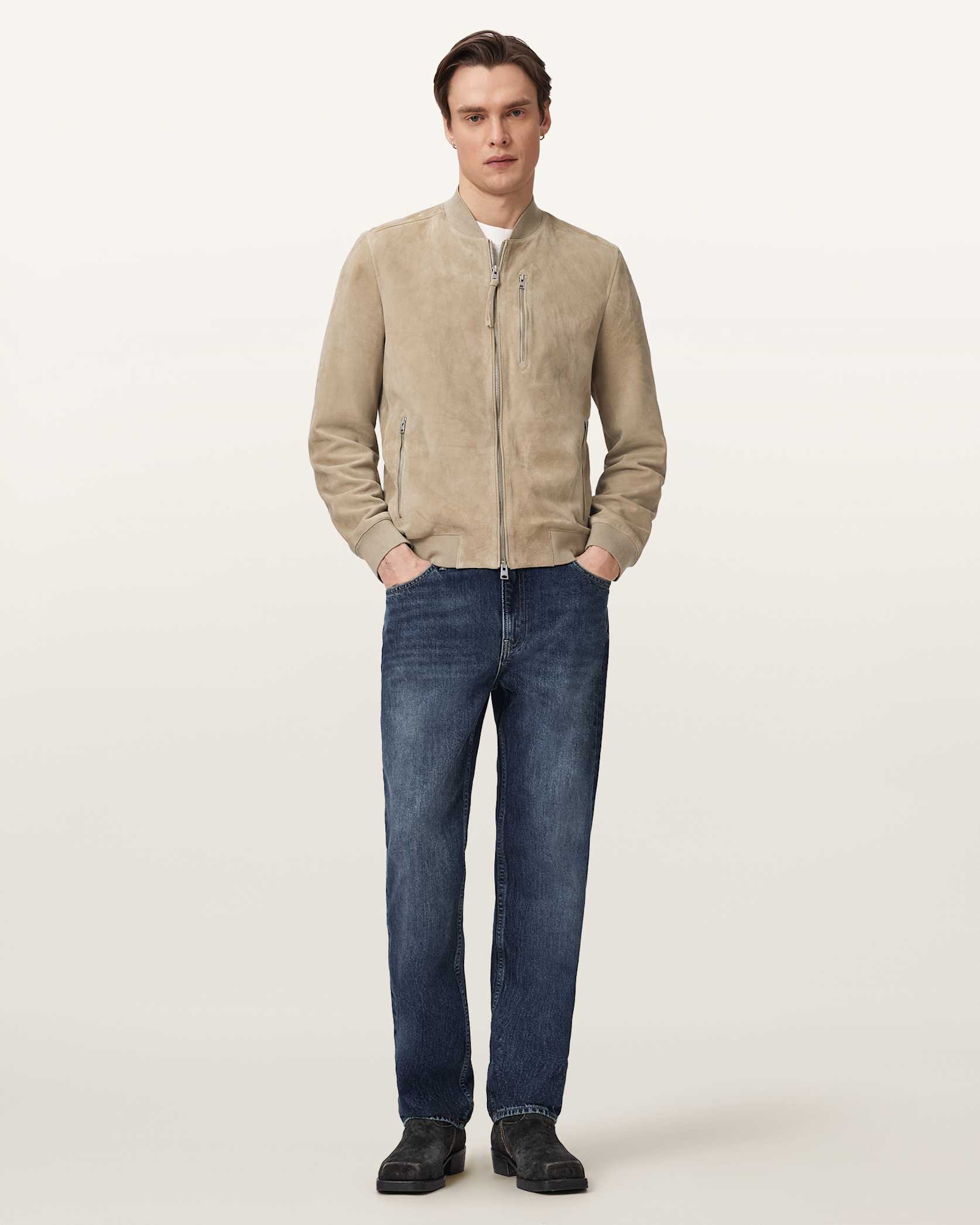 Kemble Suede Bomber Jacket