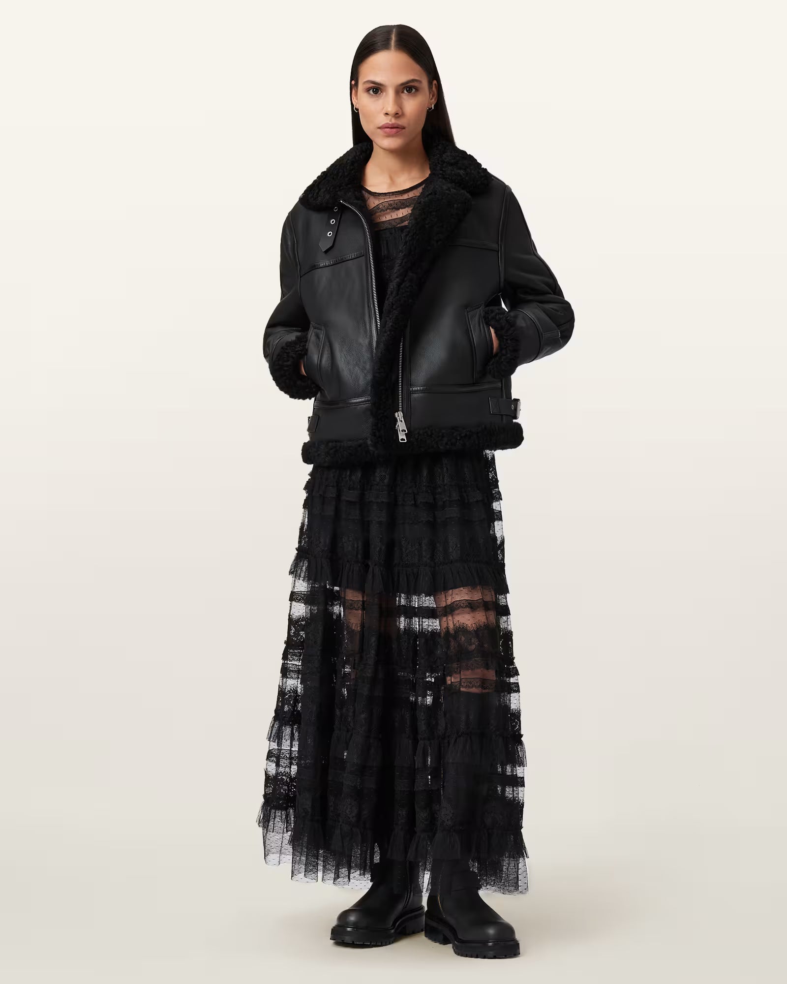 Lorel Shearling Flying Jacket