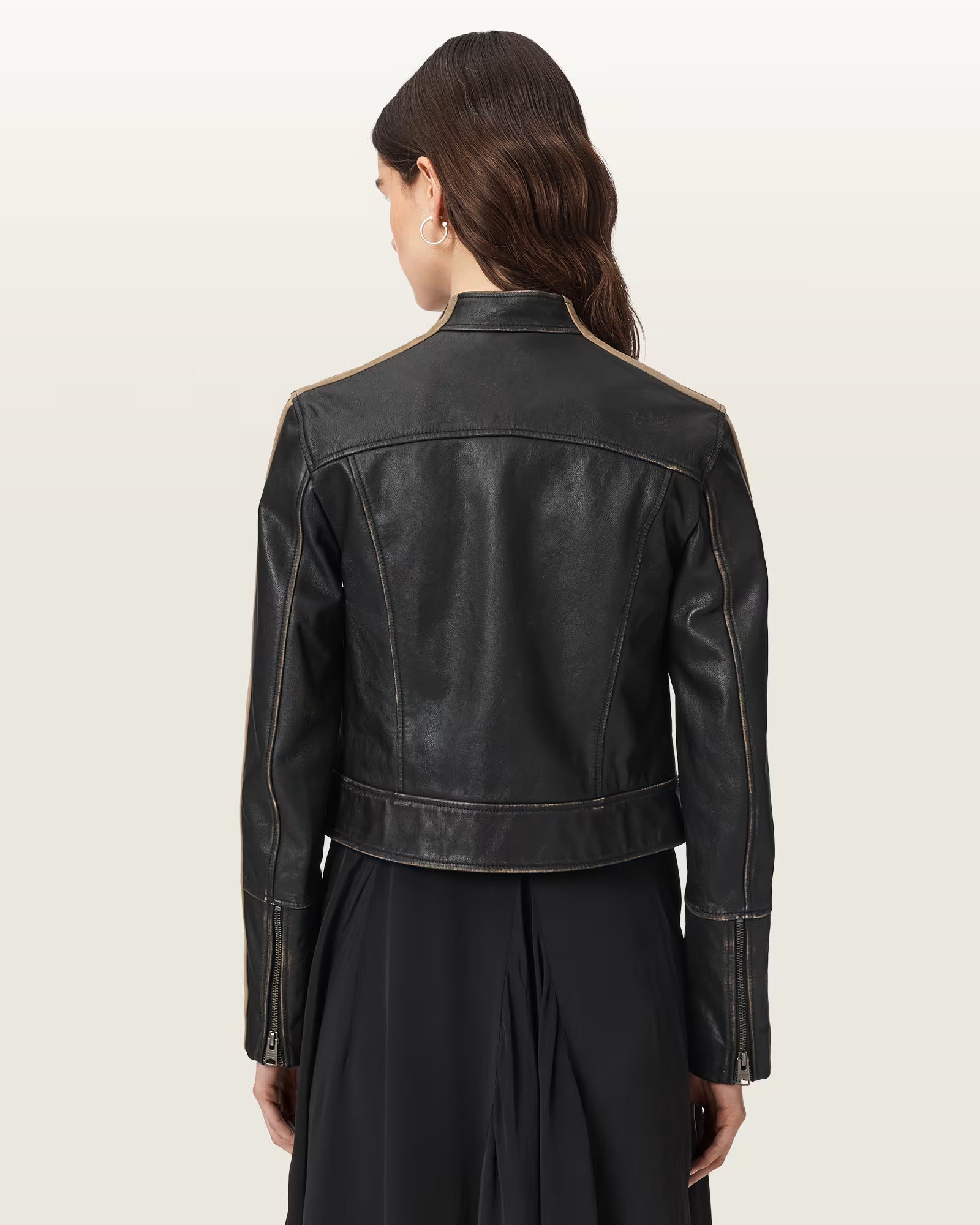 Tiggy Fitted Leather Jacket