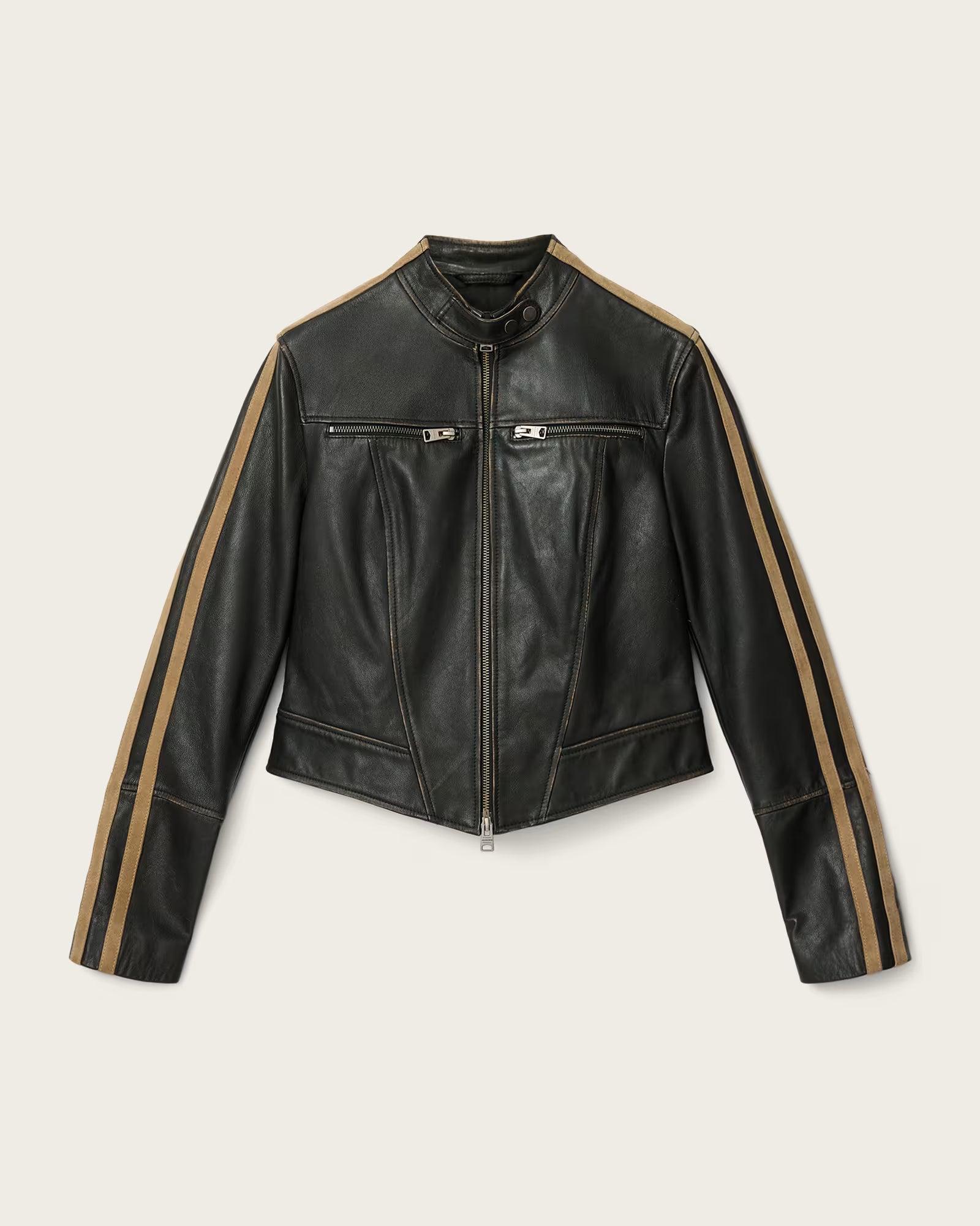Tiggy Fitted Leather Jacket