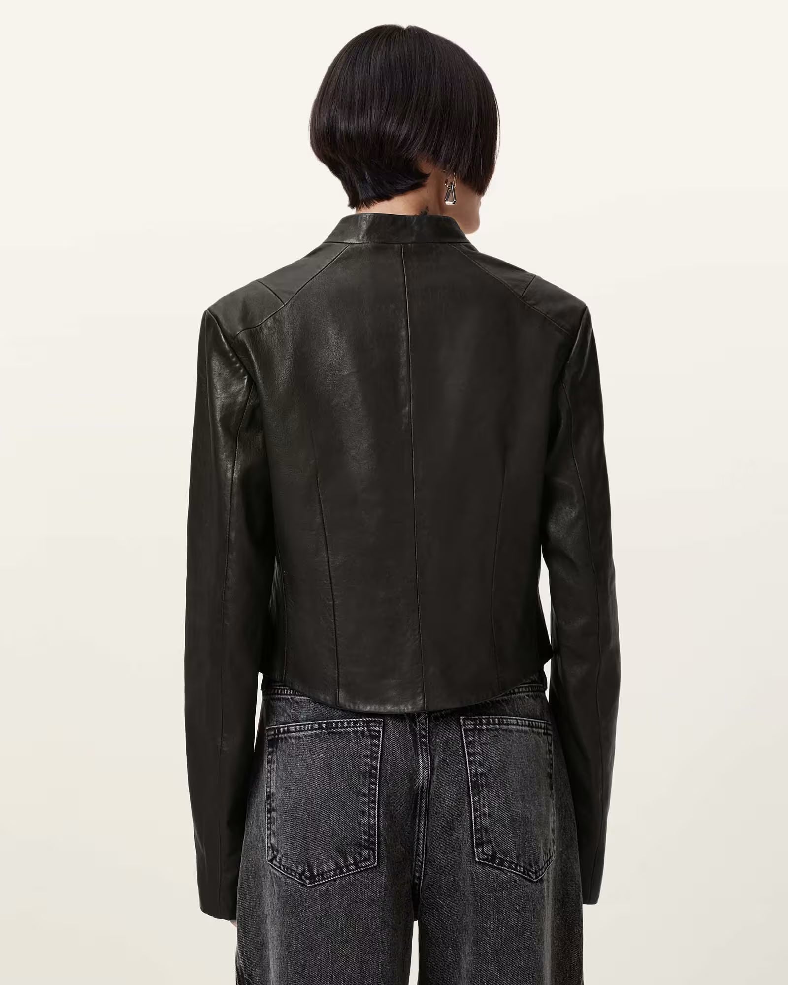 Sadler Slim Fit Leather Jacket